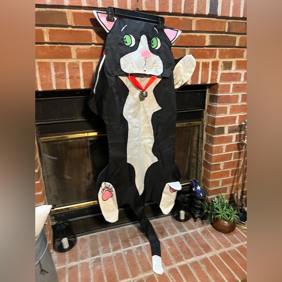 Vintage 90’s Black Cat Flag - Picture 2 of 12